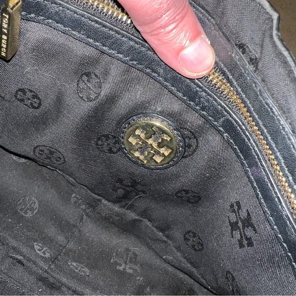 Tory Burch Black Quilted Leather Marion Flap Chain Shoulder Bag $475+ - Picture 6 of 16